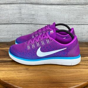 Nike Free RN Distance Hyper Volt Purple Running Shoe 827116-501 Women’s Size 10